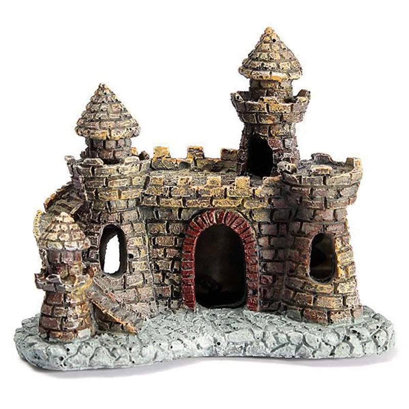 fish tank accessories port elizabeth Aquarium Resin Castle Fish Tank Decorations Castle Tower Ornaments Fis – NiceTTA